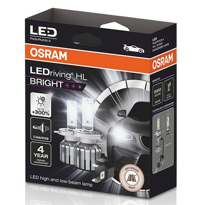 Bec auto Osram LEDriving HL Bright 15 W H4 12 V 6000 K