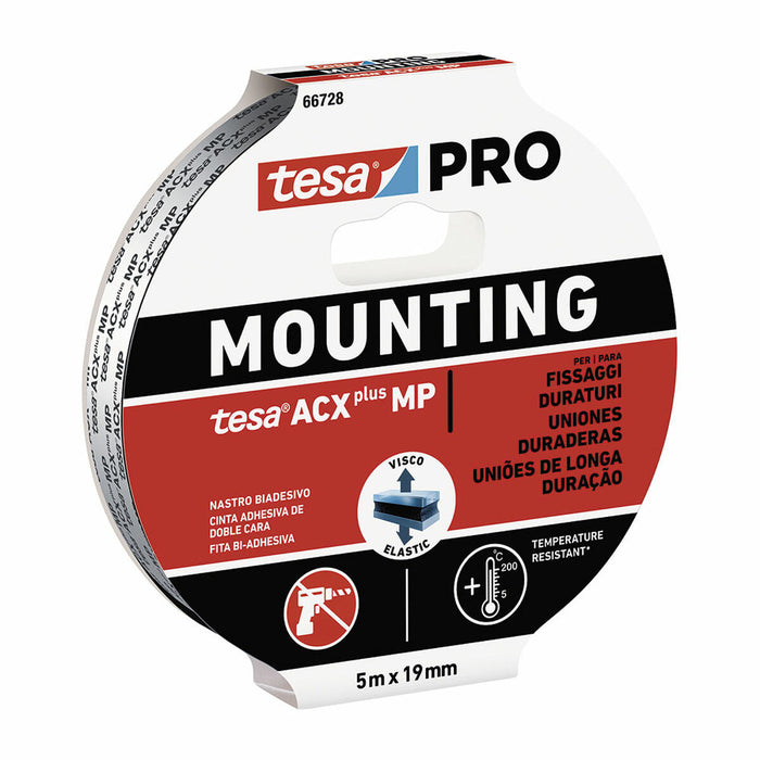 Bandă Adezivă TESA Mounting Pro acx+mp Cu două fețe 19 mm x 5 m