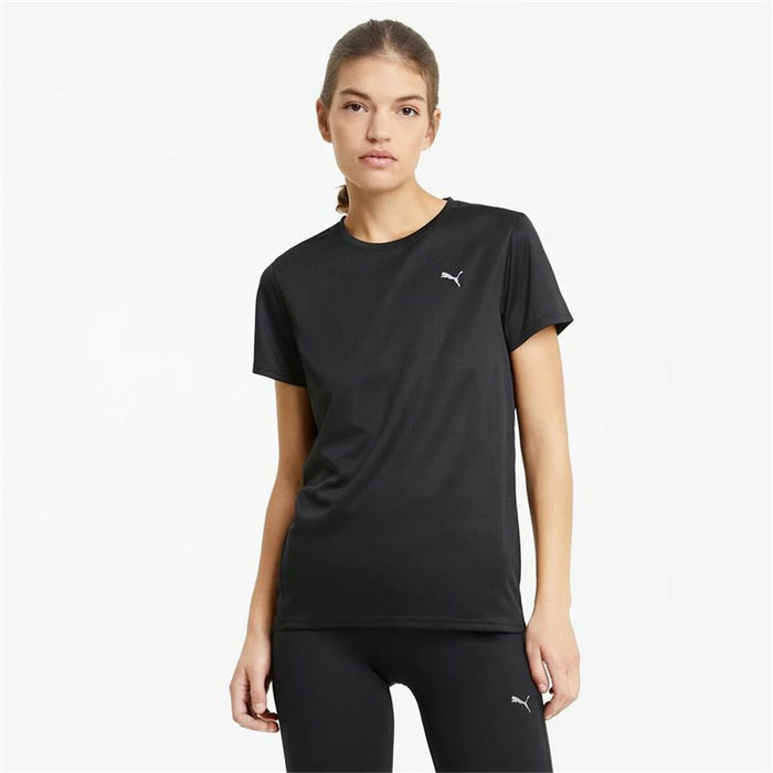 Tricou cu Mânecă Scurtă Femei Puma Run Favorite Negru