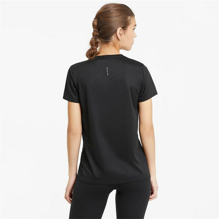Tricou cu Mânecă Scurtă Femei Puma Run Favorite Negru