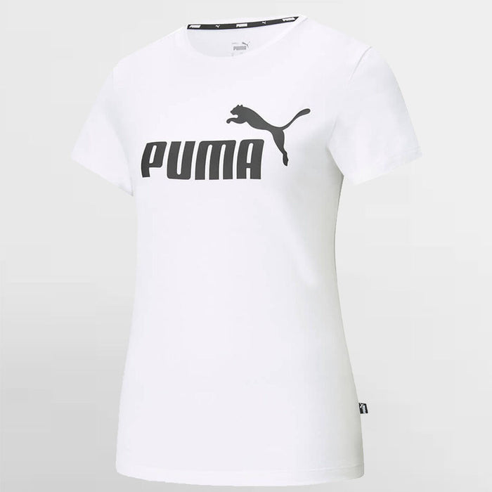 Tricou cu Mânecă Scurtă Femei Puma LOGO TEE 586774 02 Alb