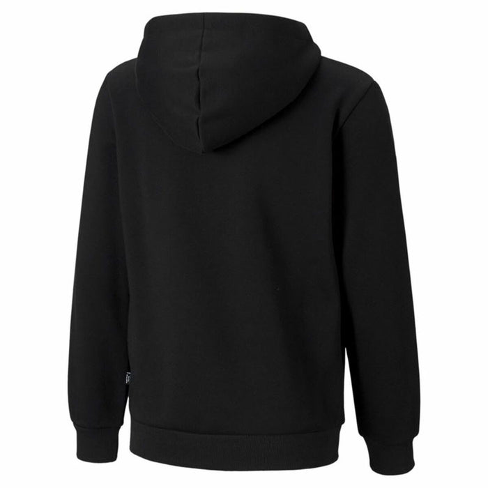 Hanorac cu Glugă Copii Puma Essentials Big Logo Negru