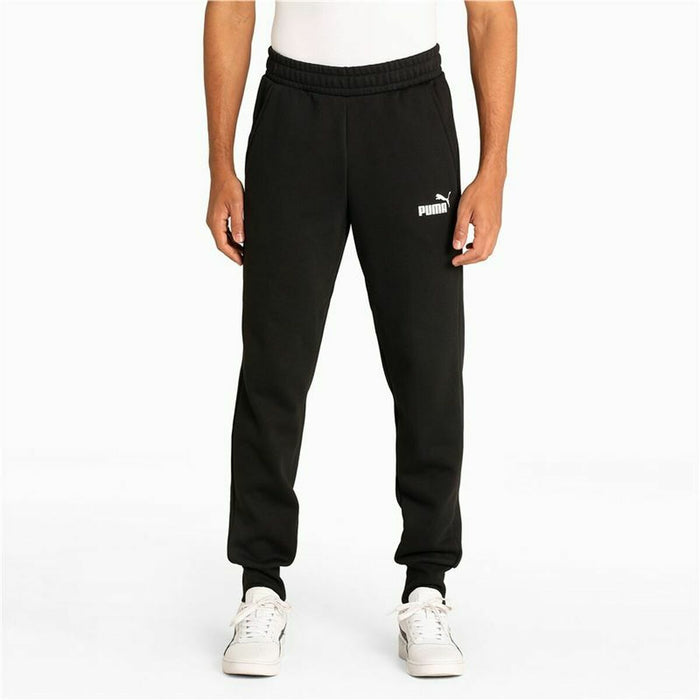 Pantaloni lungi de sport Puma Essentials Logo Negru Bărbați