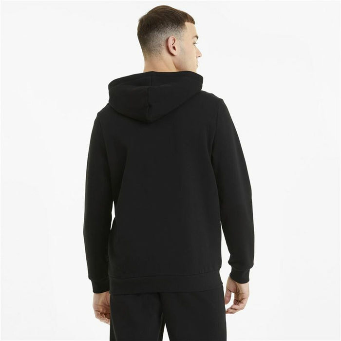 Hanorac cu Glugă Bărbați Puma Essentials Big Logo Negru