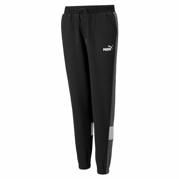 Pantaloni lungi de sport Puma Colorblock Negru Bărbați