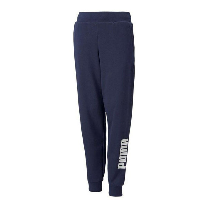 Pantalon de Trening pentru Copii Puma Power Logo Albastru închis