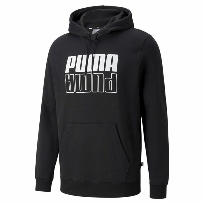 Hanorac fără Glugă Bărbați Puma Power Logo Negru