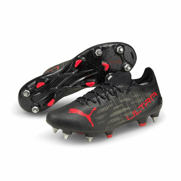 Încălțăminte de Fotbal pentru Adulți Puma  Ultra 1.3 MxSG Negru