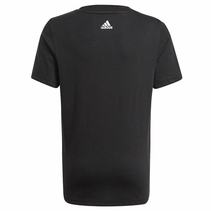 Tricou cu Mânecă Scurtă pentru Copii Adidas Essentials Negru