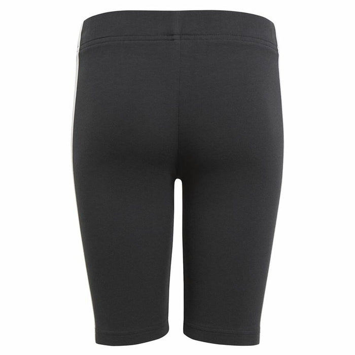 Colanți Sport pentru Copii Adidas Essentials 3 Stripes Negru