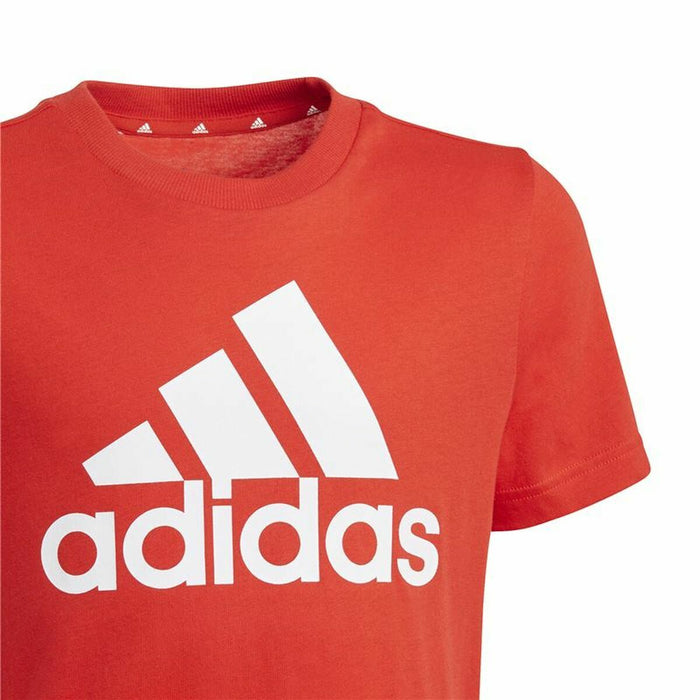 Tricou cu Mânecă Scurtă Adidas Essentials  vivid Roșu