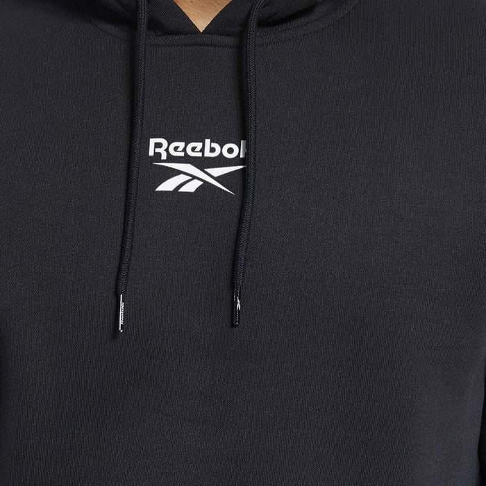 Hanorac cu Glugă Bărbați Reebok Essentials Tape Negru