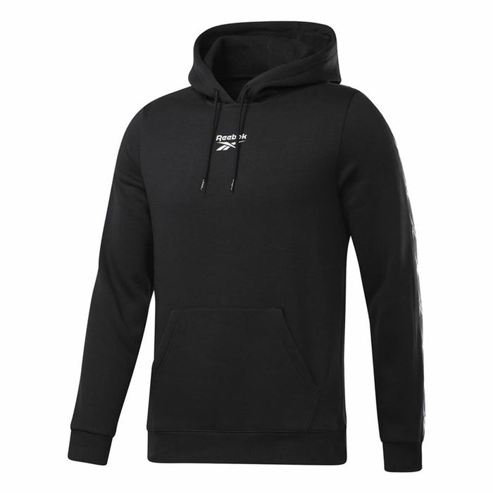 Hanorac cu Glugă Bărbați Reebok Essentials Tape Negru