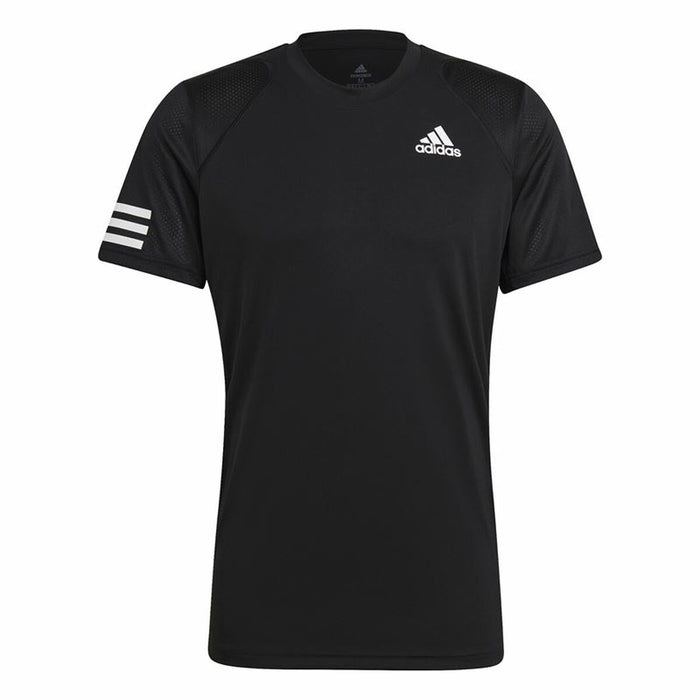 Tricou cu Mânecă Scurtă Bărbați Adidas Club Tennis 3 Stripes Negru