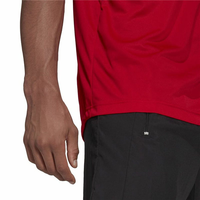 Tricou cu Mânecă Scurtă Bărbați  Aeroready Designed To Move Adidas Designed To Move Roșu