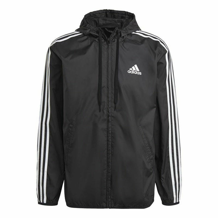 Jachetă Rezistentă la Vânt Unisex Adidas Essentials Negru