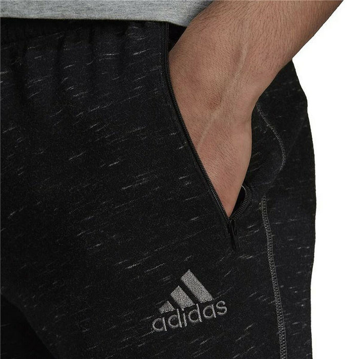 Pantaloni lungi de sport Adidas Essentials Mélange Negru Bărbați