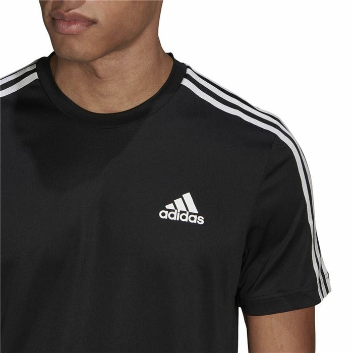Tricou cu Mânecă Scurtă Bărbați Adidas Aeroready D2M Sport Negru