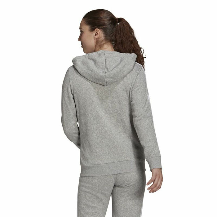 Hanorac cu Glugă Femei Adidas Essentials French Terry Gri