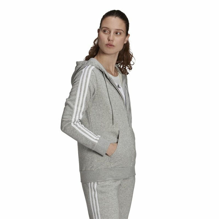 Hanorac cu Glugă Femei Adidas Essentials French Terry Gri