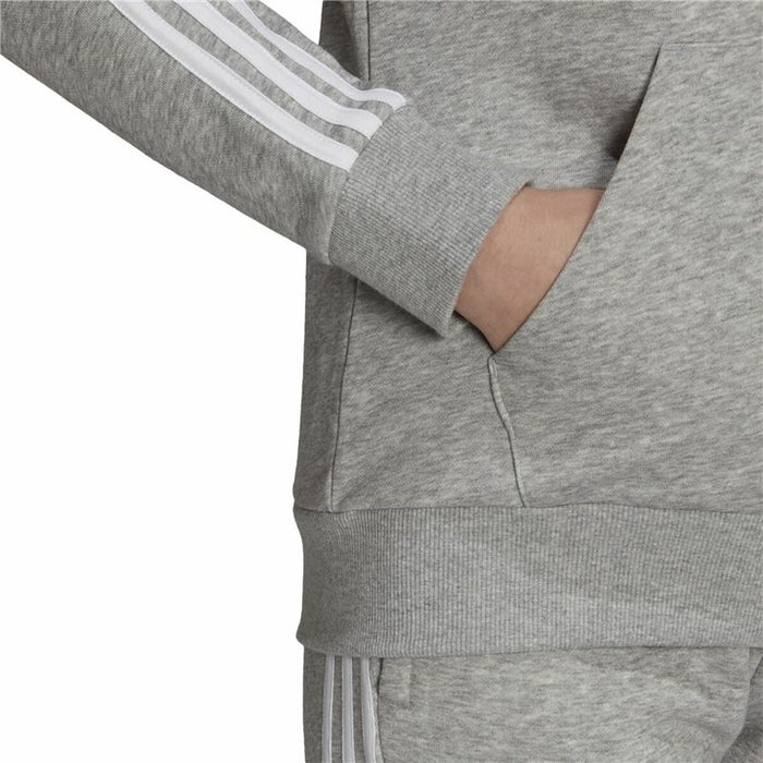 Hanorac cu Glugă Femei Adidas Essentials French Terry Gri