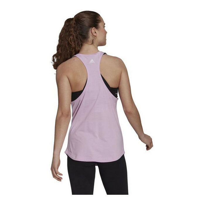 Tricou cu Bretele Damă Adidas Essentials Logo Lavandă