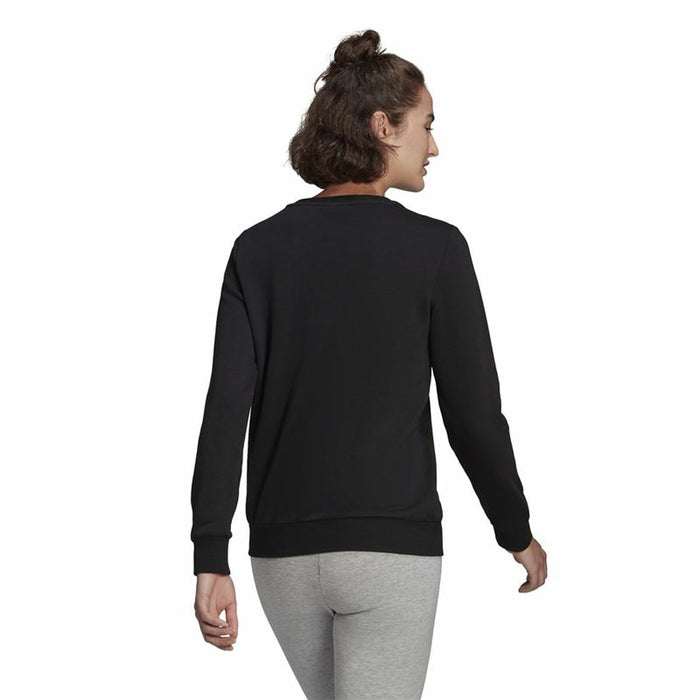 Hanorac fără Glugă Femei Adidas Essentials Logo Negru
