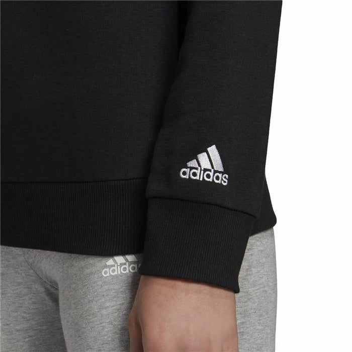 Hanorac fără Glugă Femei Adidas Essentials Logo Negru