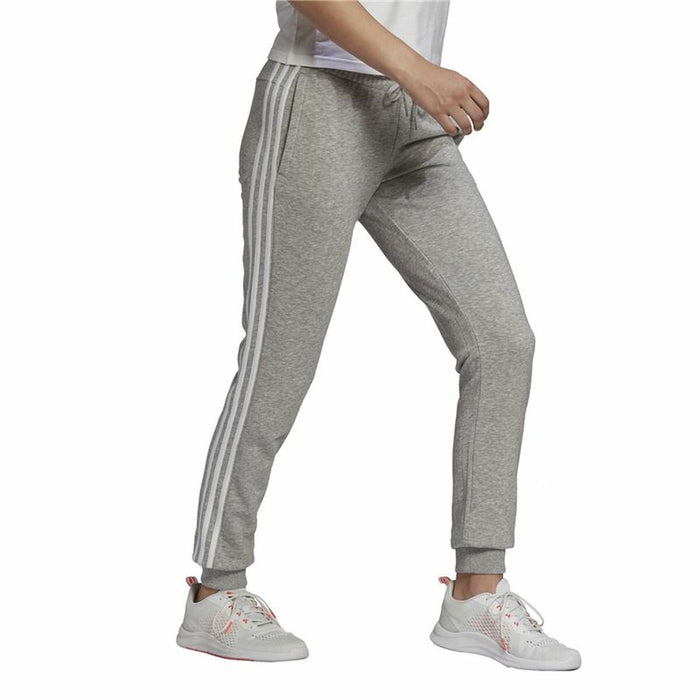 Pantaloni lungi de sport Adidas Essentials French Terry 3 Stripes Femeie Gri