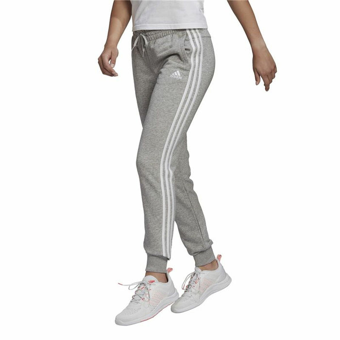 Pantaloni lungi de sport Adidas Essentials French Terry 3 Stripes Femeie Gri