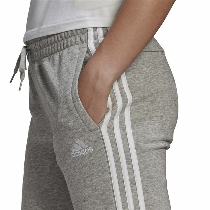 Pantaloni lungi de sport Adidas Essentials French Terry 3 Stripes Femeie Gri