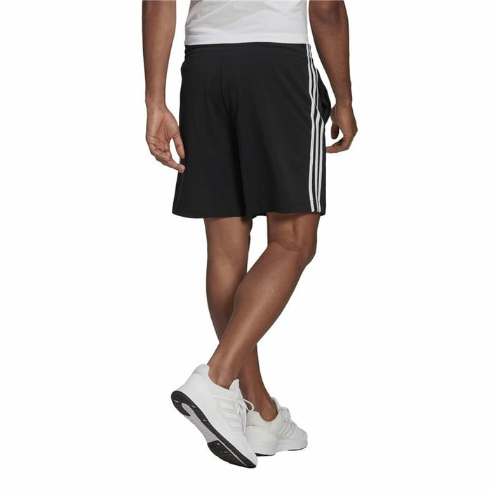 Pantaloni Scurți Sport pentru Bărbați Adidas Essentials 3 Stripes Aeroready Negru