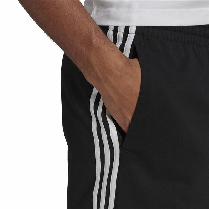 Pantaloni Scurți Sport pentru Bărbați Adidas Essentials 3 Stripes Aeroready Negru