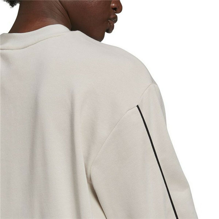 Hanorac fără Glugă Femei Adidas Giant Logo Bej