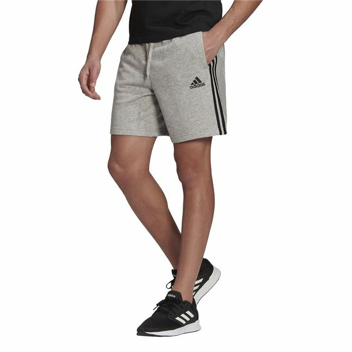 Pantaloni Scurți Sport pentru Bărbați Adidas Essentials French Terry  Gri