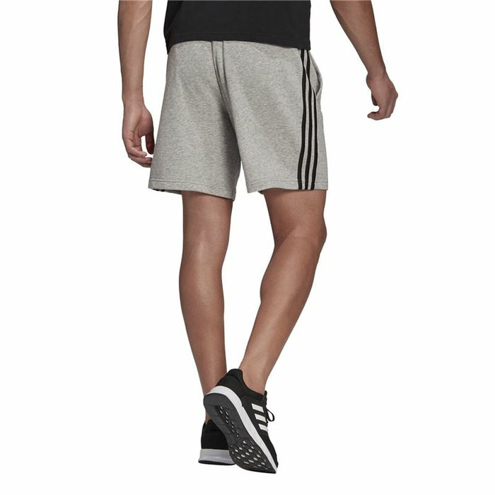 Pantaloni Scurți Sport pentru Bărbați Adidas Essentials French Terry  Gri