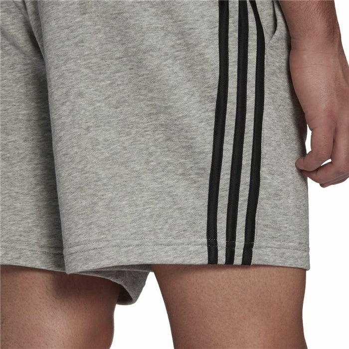 Pantaloni Scurți Sport pentru Bărbați Adidas Essentials French Terry  Gri