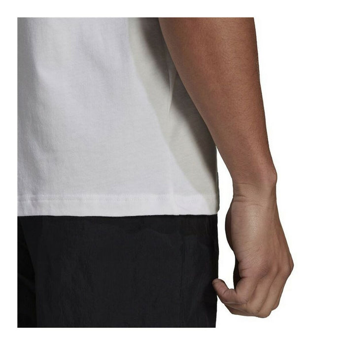 Tricou cu Mânecă Scurtă Bărbați Adidas Essentials Gradient Alb