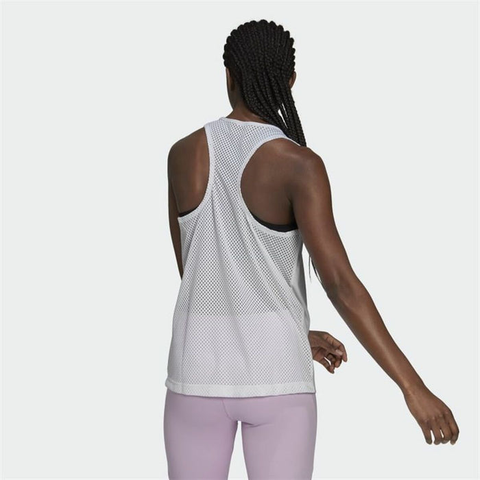 Tricou cu Bretele Damă Adidas U4U Aeroready Alb