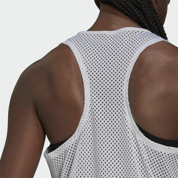 Tricou cu Bretele Damă Adidas U4U Aeroready Alb