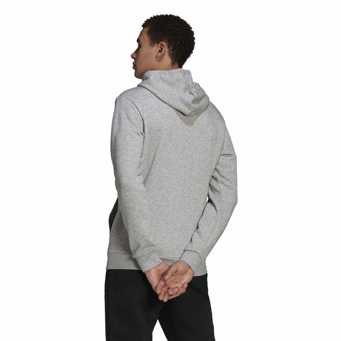 Hanorac cu Glugă Bărbați Adidas  Essentials Fleece Big Logo Gri