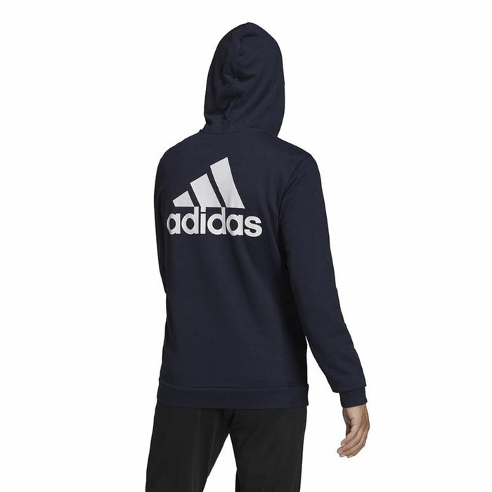 Jachetă Sport de Bărbați Adidas  Essentials French Terry Big Albastru închis