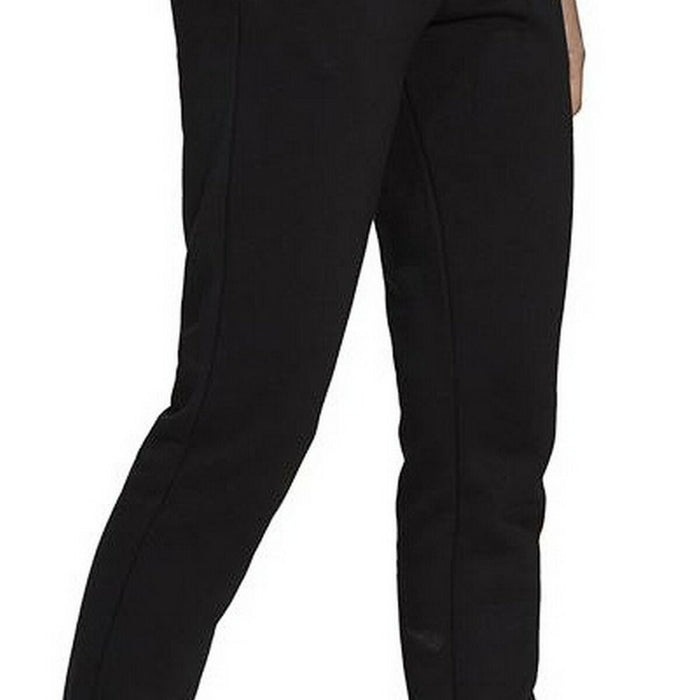 Pantaloni lungi de sport Adidas Essentials Fleece Logo Negru Femeie