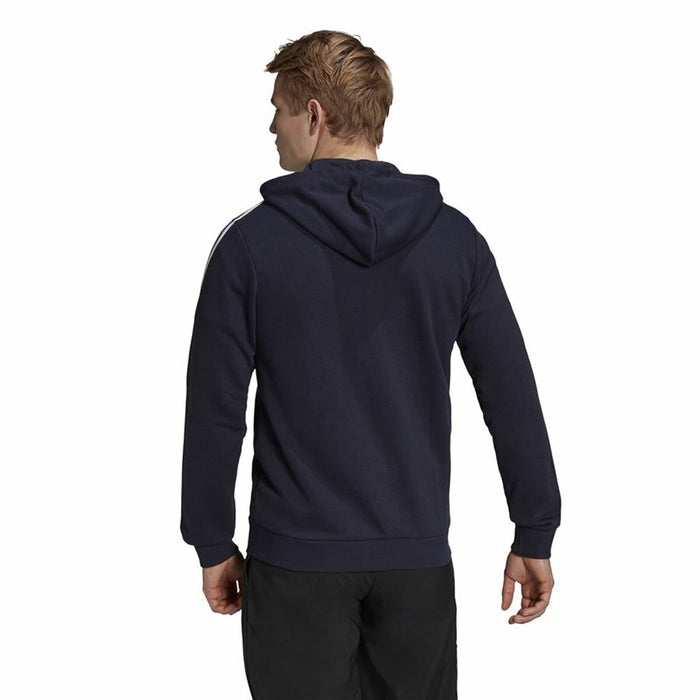 Jachetă Sport de Bărbați Adidas Essentials French Terry 3 Albastru închis
