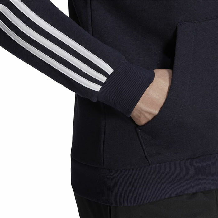 Jachetă Sport de Bărbați Adidas Essentials French Terry 3 Albastru închis