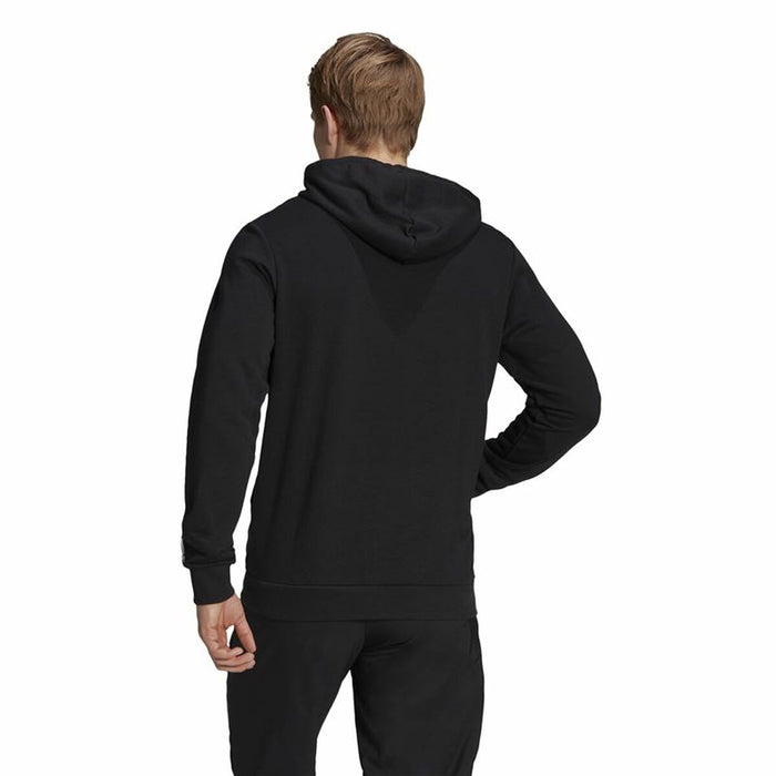 Hanorac cu Glugă Bărbați Adidas French Terry Linear Logo Negru