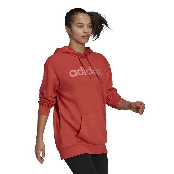 Hanorac cu Glugă Femei Adidas Essentials Logo Roșu