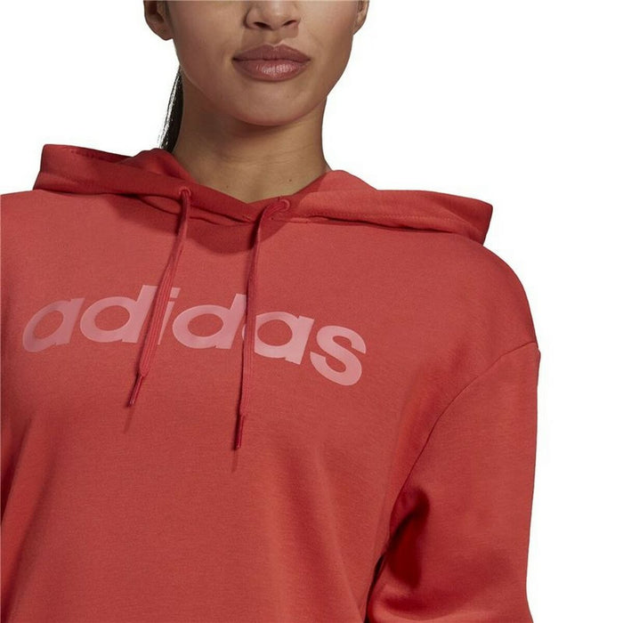 Hanorac cu Glugă Femei Adidas Essentials Logo Roșu