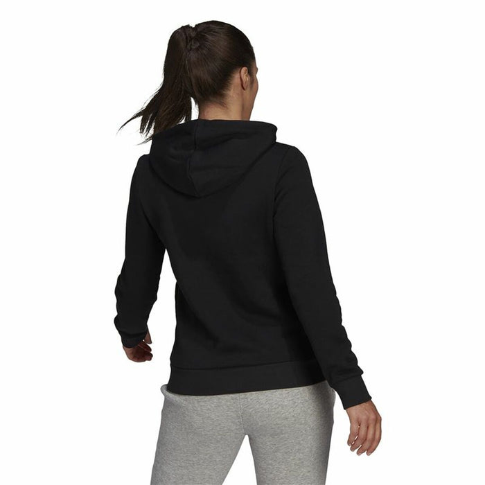 Hanorac cu Glugă Femei Adidas Loungewear Essentials Logo Negru
