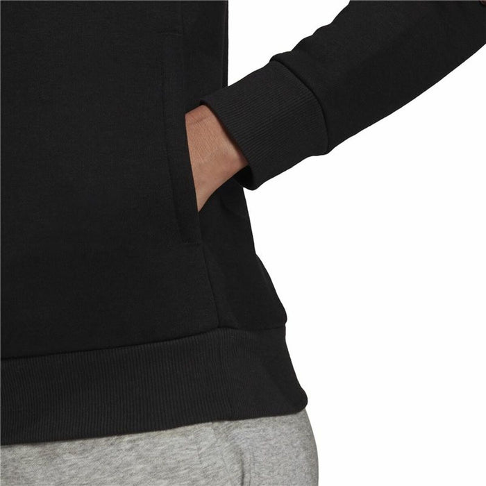 Hanorac cu Glugă Femei Adidas Loungewear Essentials Logo Negru
